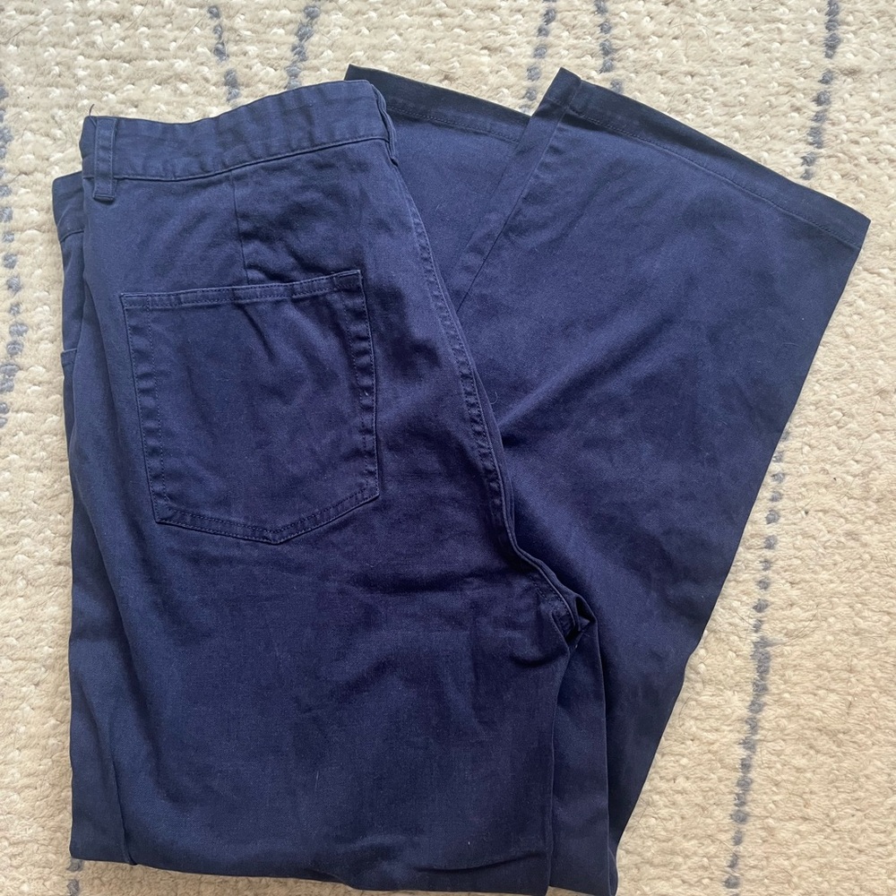 AFENDS blue wide leg pants / size 32